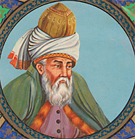 portrait of Rumi, Jalal al-Din al